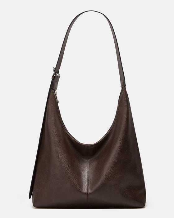 Tas Dames Effen Pu Leder Schouder