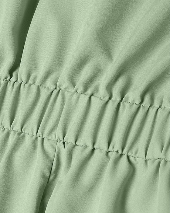 Jurk A-Lijn Strik Hoge Taille Knoop