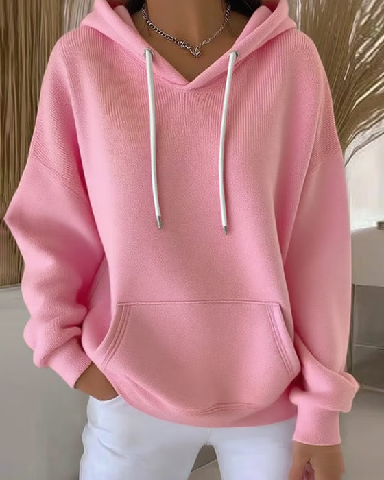 Sweater Met Capuchon En Zak
