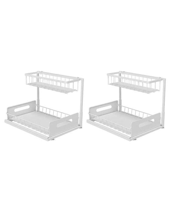 Uittrekbare Organizer Onder De Wastafel