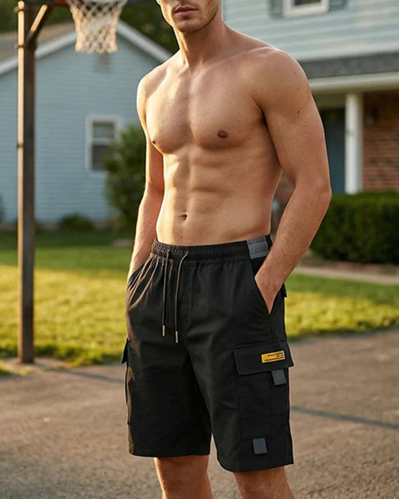 Shorts Casual Heren Cargo