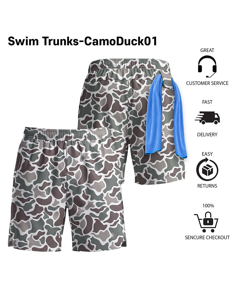 Shorts Camouflage Print Strand
