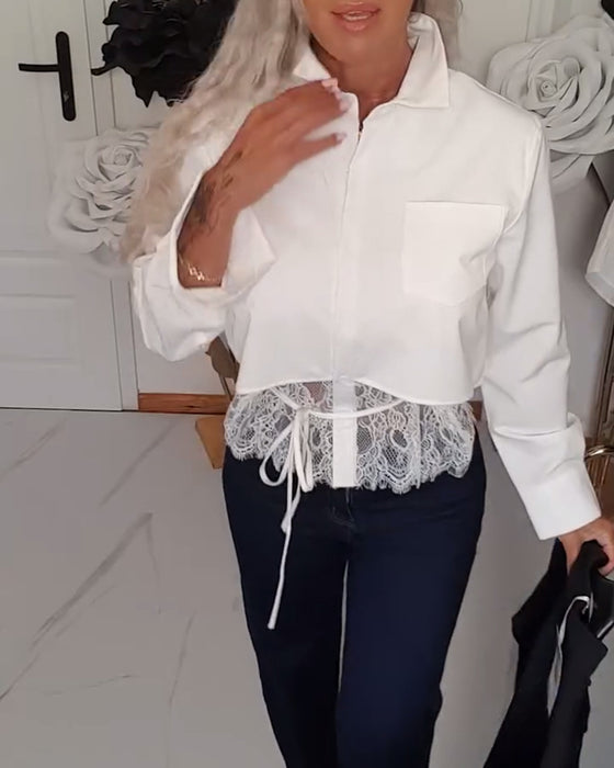 Overhemd Modieus Effen Kleur