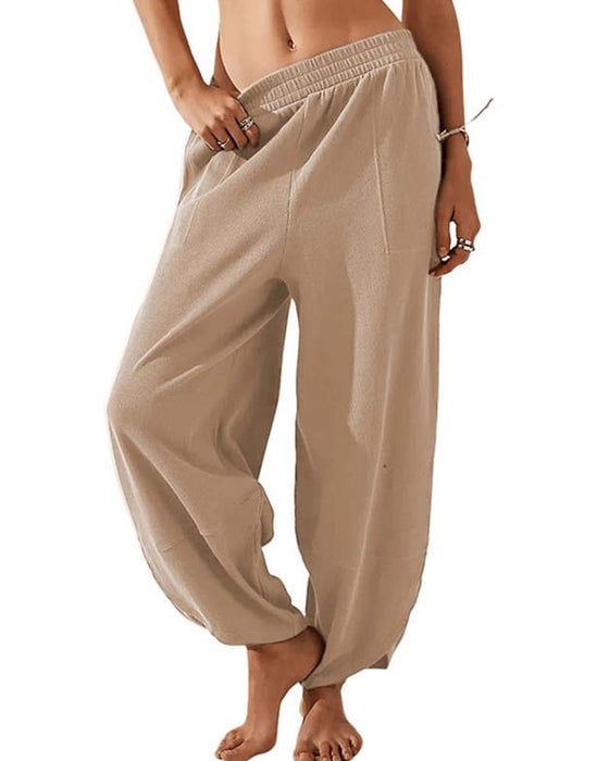 Broek Elastische Taille Harem