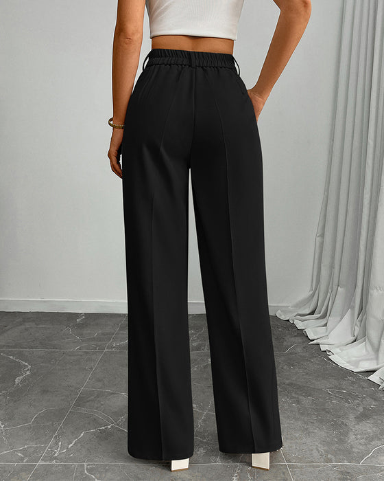 Broek Casual Los Recht Wijd Pijp