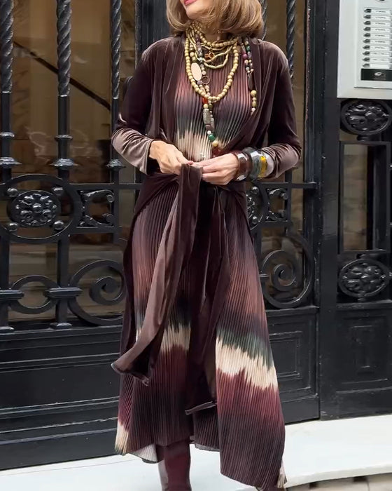 Jurk Modieus Verloop Plooien