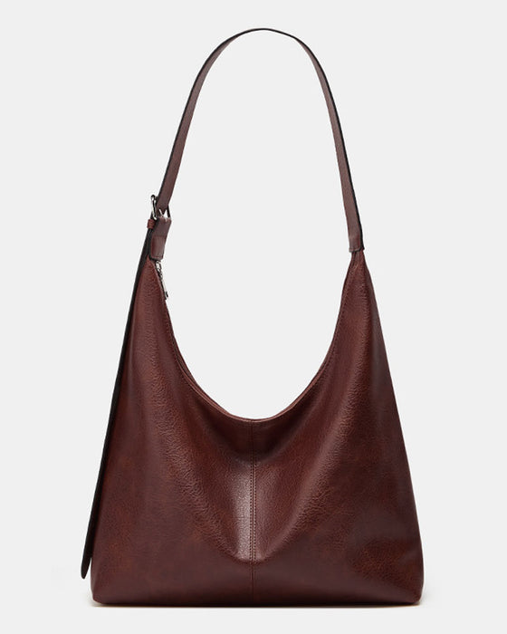 Tas Dames Effen Pu Leder Schouder