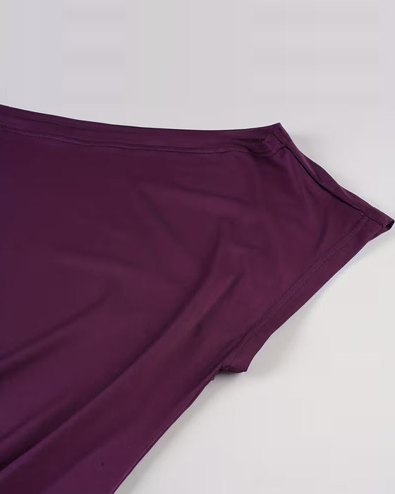 Jurk Off-Shoulder Asymmetrisch Bodycon