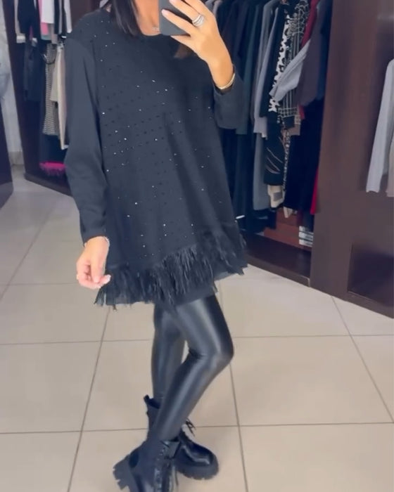 Hem Top Mode Strasssteen