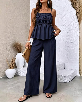 Casual Set Effen Kleur Tweedelig