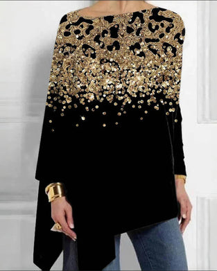 Casual En Stijlvolle Top Met Leopardprint