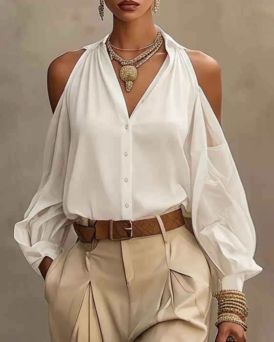 Blouse Off Shoulder Mode