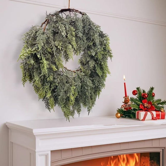 Rotan Kunstmatige Plant Kerst
