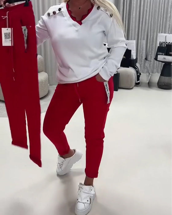 Broek Mode Rek Trelusknoop