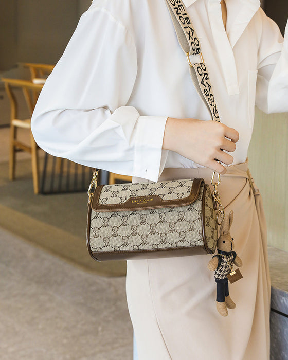 Tas Beerprint Eenvoudige Schoudertas