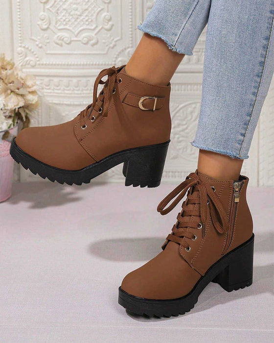Chunky Platform Enkelbottines