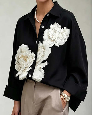 Overhemd Bloemen Print Slag