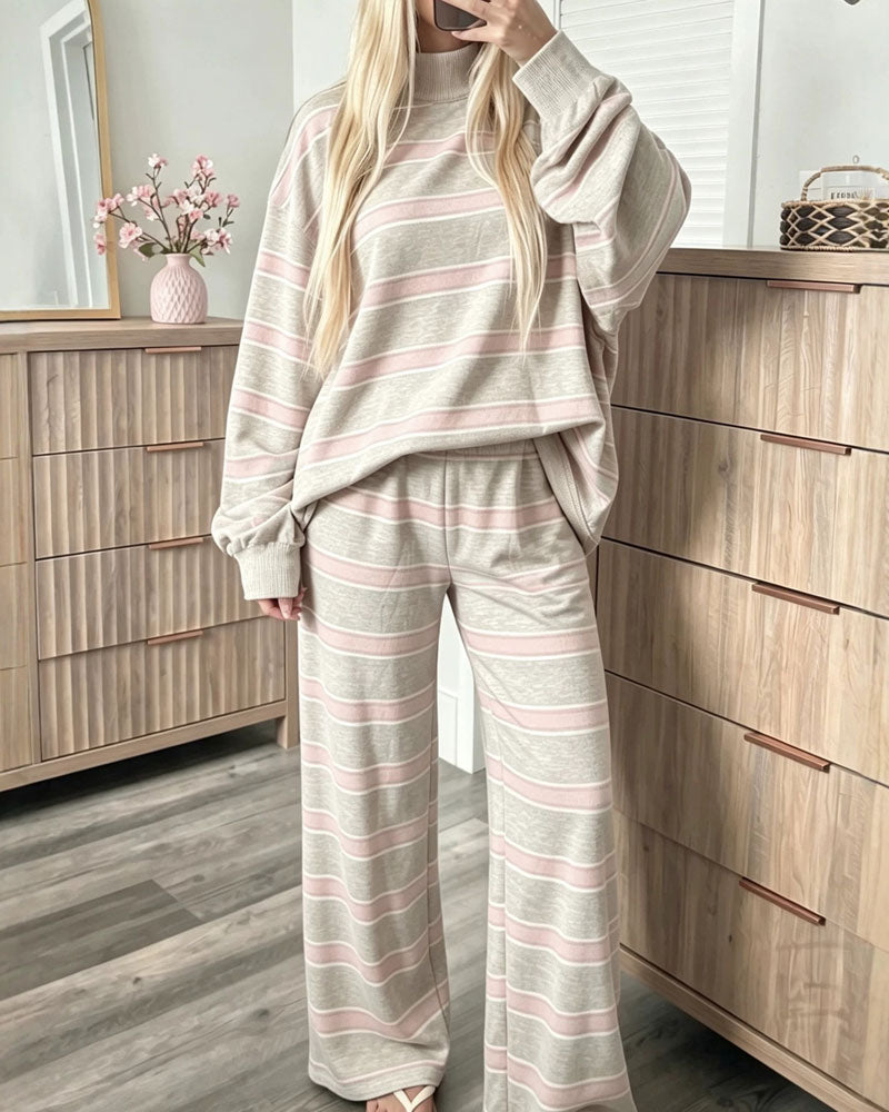 Set Gestreept Dames Casual