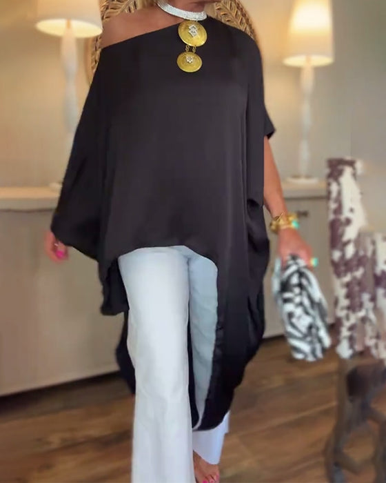 Blouse casual mode onregelmatig los