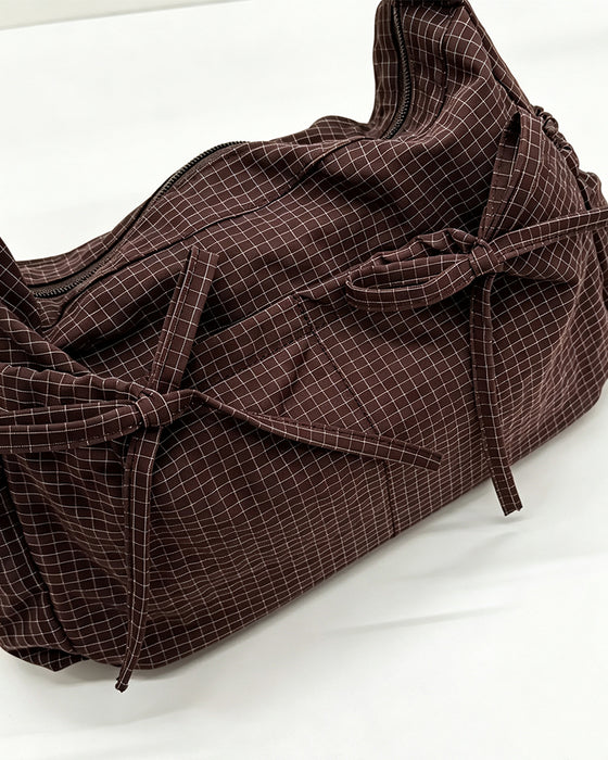 Tas Strikt Geruit Crossbody
