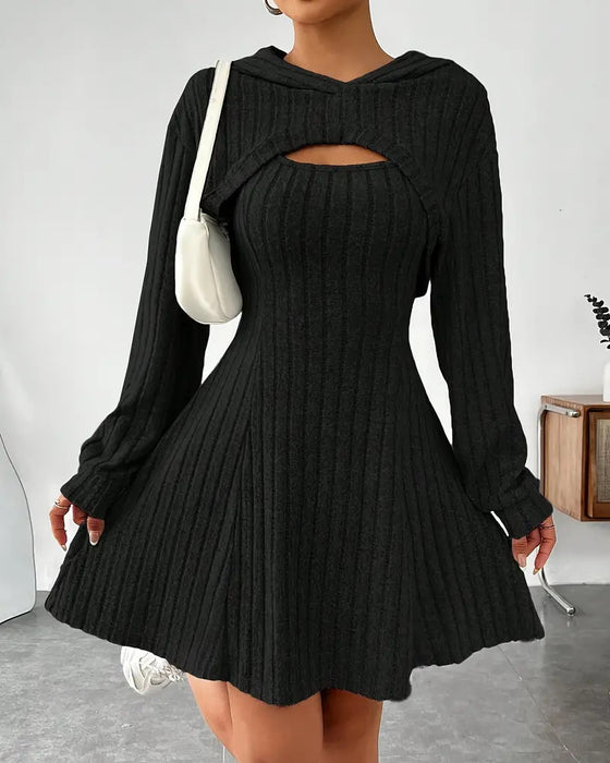 Set Capuchon Top Tank Jurk Tweedelig