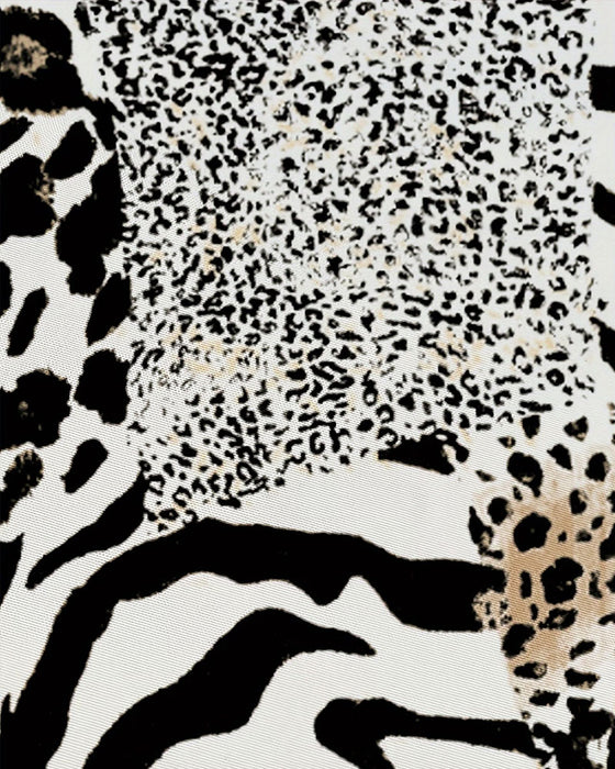 Overhemd Mode Luipaardprint Patchwork