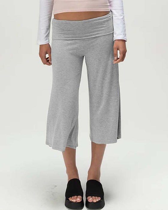 Broek Effen Kleur Bermuda Casual