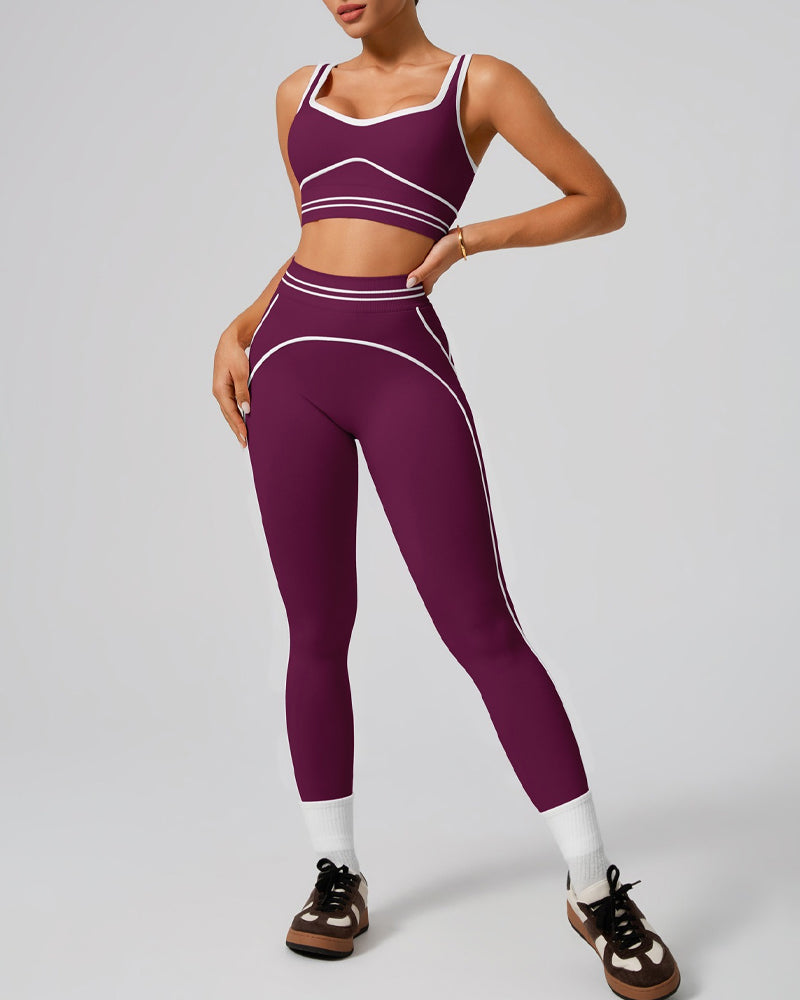 Set Sport Tank Hoge Taille Yoga