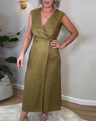 Jurk Casual Mouwloos V-Hals