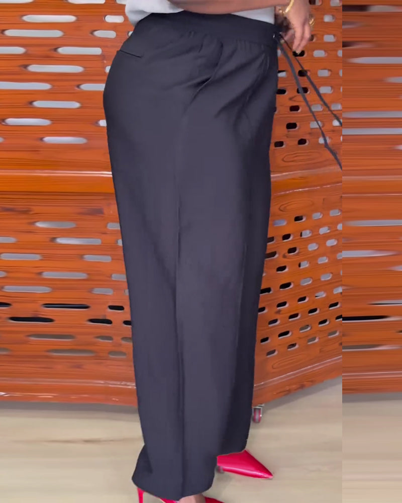 Broek Trekkoord Casual