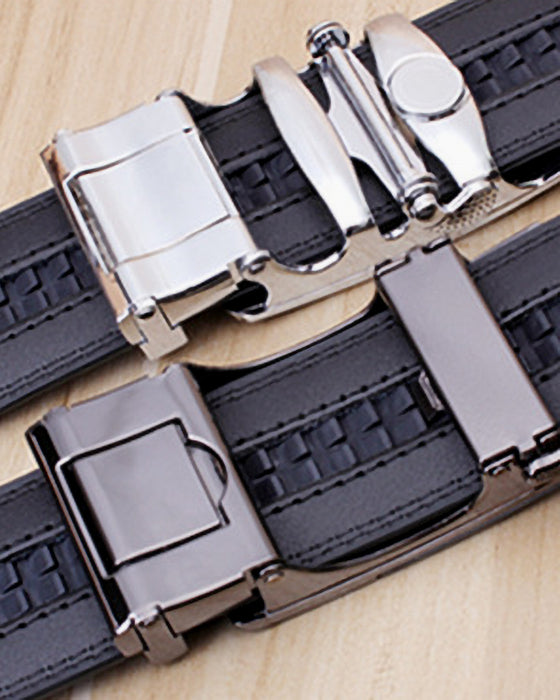 Heren - Zakelijke riem met automatische gesp