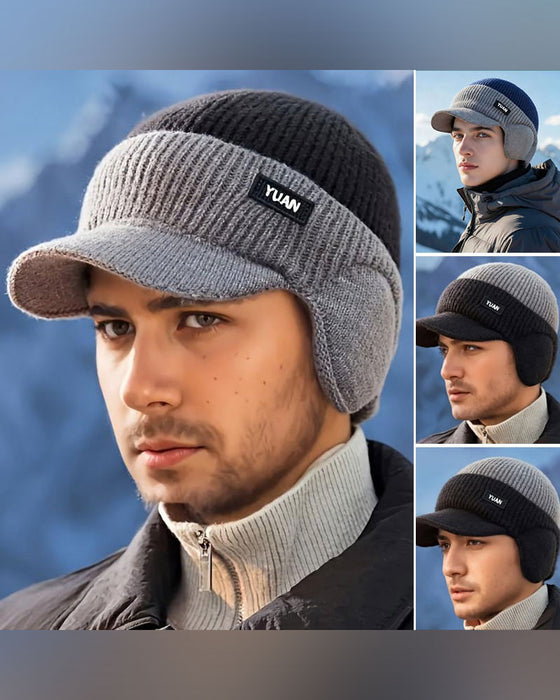 Winter Winddichte Thermische Muts Met Klep