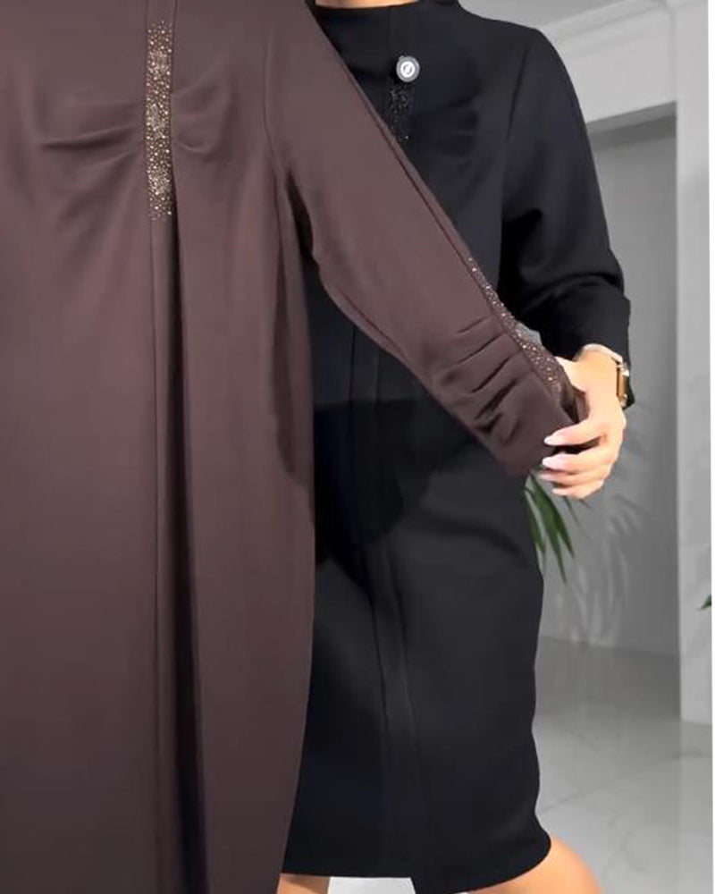 Jurk Met Gesofistikeerde Stijl En Elegante Sfeer