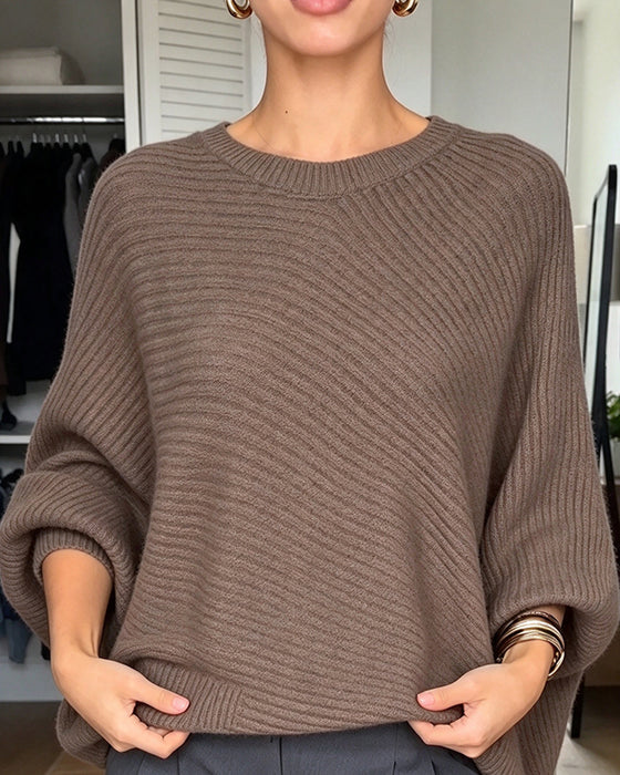 Pullover Stijlvol Vleermuismouw