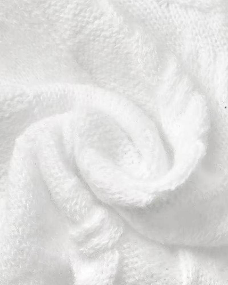 Trui Hoge Hals Opengewerkt Patchwork