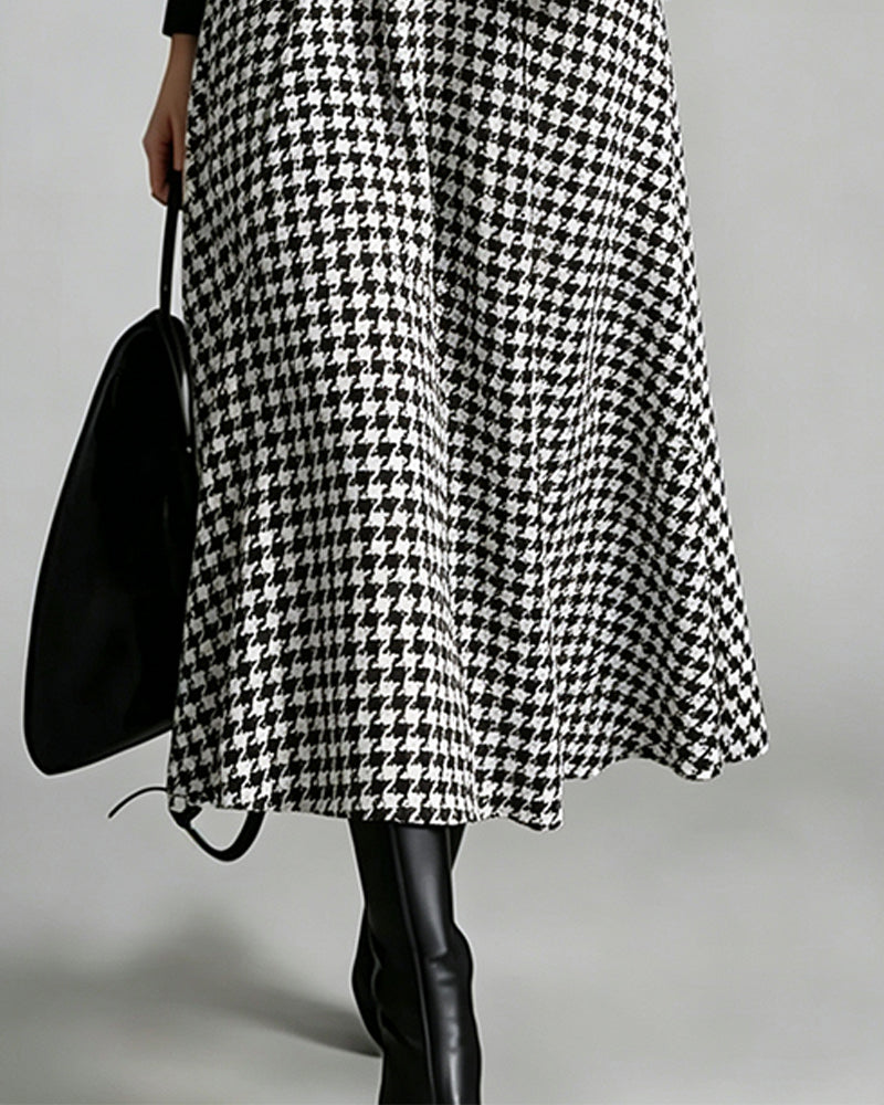 Jurk Patchwork Lange Mouw