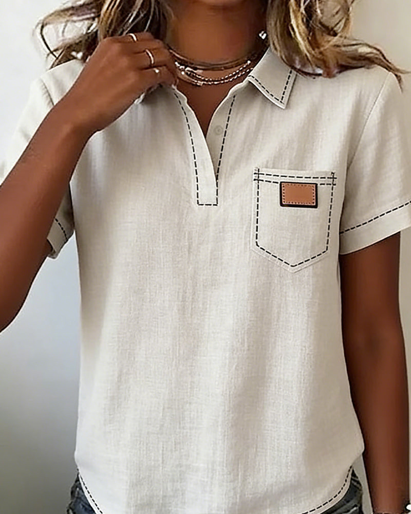 T-Shirt Mode Casual Veelzijdig