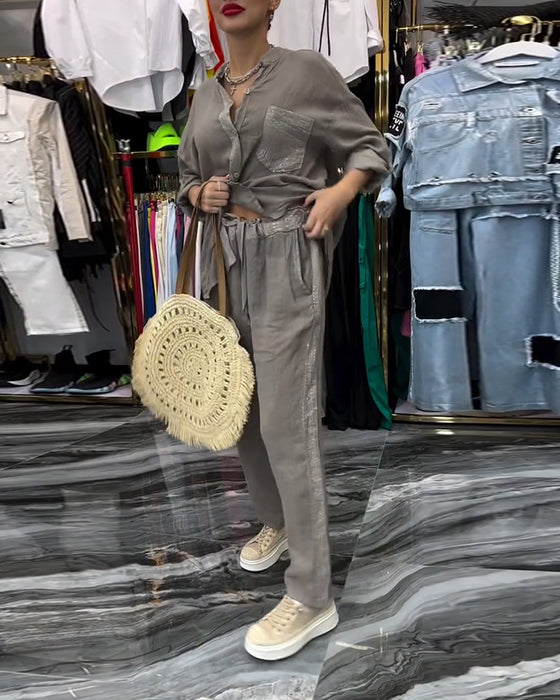 Pak Opstaande Kraag Zak Casual