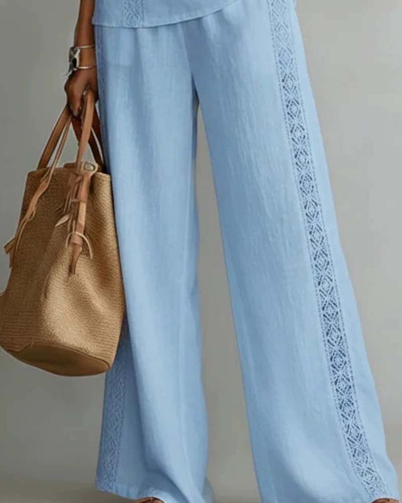 Tweedelig Set Hollow Out Halter