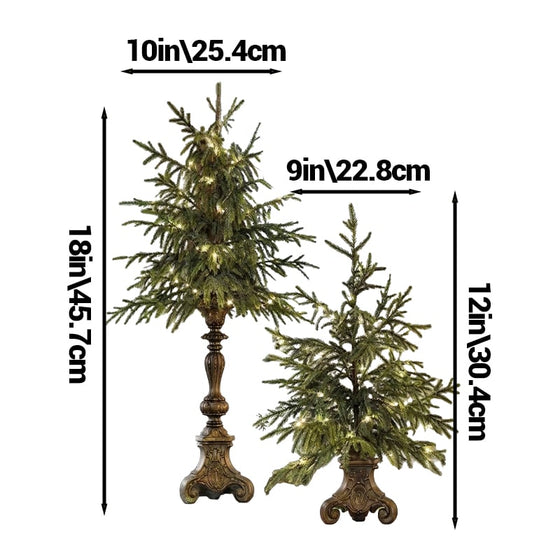 Verlichte tafelkerstboom