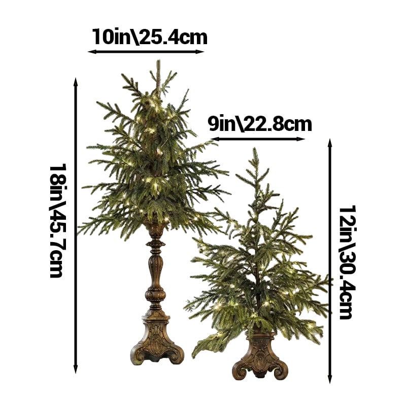 Verlichte tafelkerstboom