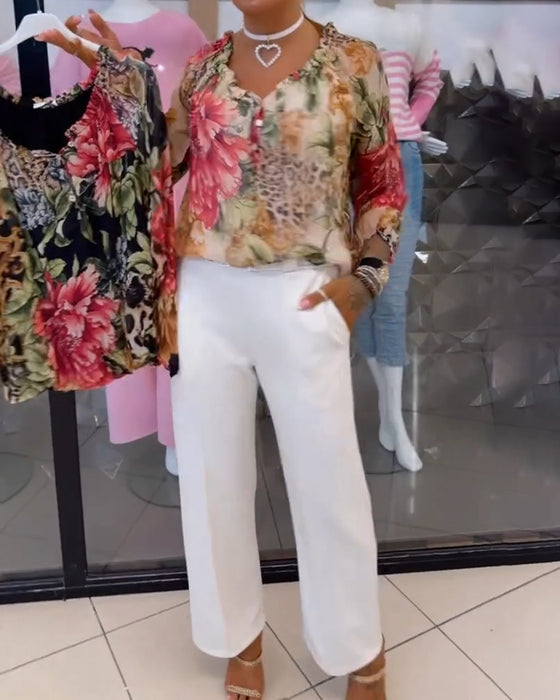 Broek Casual Rechte Bootcut