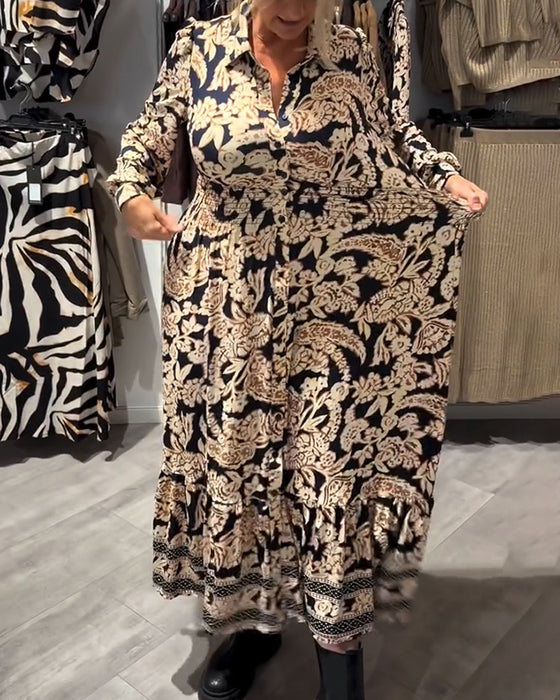 Modejurk Met Kraag En Print