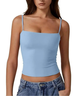 Cami Top Bandjesloos Rechte Hals Bandjes