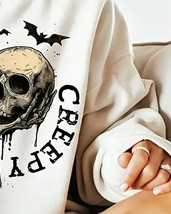 Sweatshirt Ronde Hals Lange Mouw Halloween