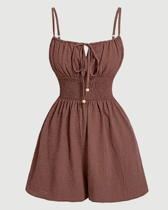 Overal Casual Geplooid Camisole