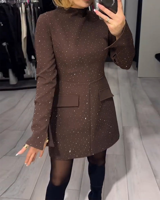 Elegante Jurk Met Subtiele Glans