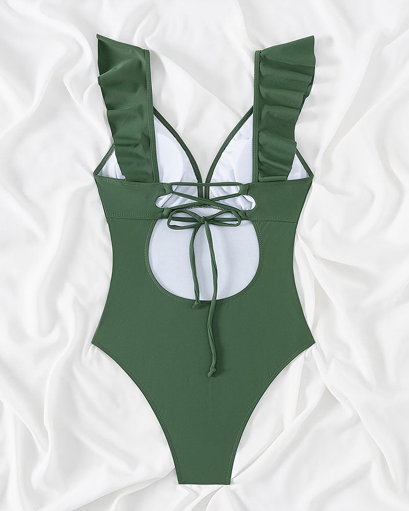 Een Stuk Ruche V-Hals