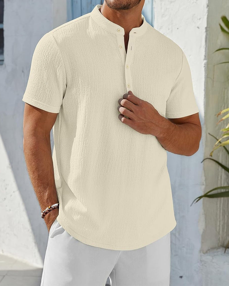 Overhemd Effen Los Henley