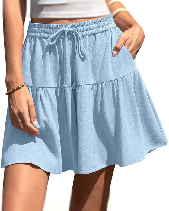 Shorts Ruffle Patchwork Strik